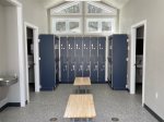 The Year-Round Poolhouse Features a State-of-the-art Locker Room Facility for Added Convenience